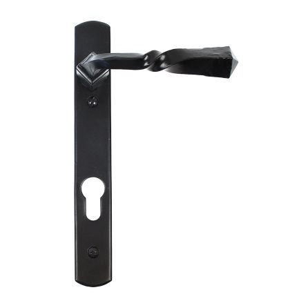 Black Narrow Lever Espag. Lock Set