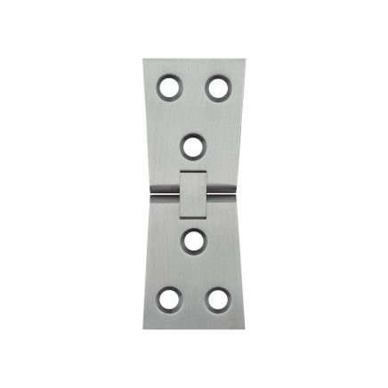 Jedo Counter Flap Hinge 99x40x1mm Satin Chrome - By Frelan Hardware - J9020SC