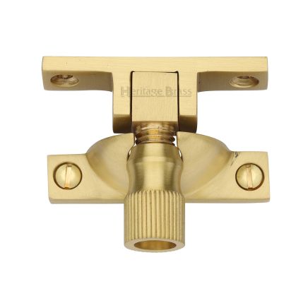 Heritage Brass Narrow Brighton Sash Fastener Satin Brass finish