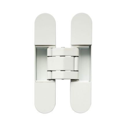 Ghost 140mm 3D Concealed Hinge White - By Frelan Hardware - CH60WH