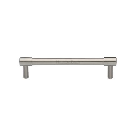 Heritage Brass Cabinet Pull Phoenix Design 128mm CTC Satin Nickel finish