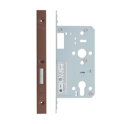 Zoo Hardware 2 Piece - DIN euro deadlock - backset 60mm - Bronze