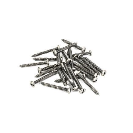Pewter 10x1½" Round Head Screws (25)