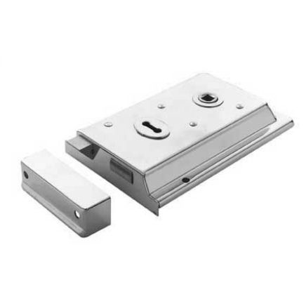 Traditional Rim Deadlock - Polished Chrome