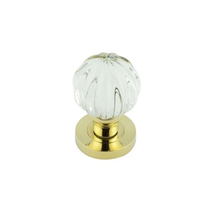 PVD Glass Pumpkin Mortice Knob - By Frelan Hardware - JH4202PVD