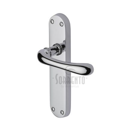 Sorrento Door Handle Lever Latch Donna Design Polished Chrome finish