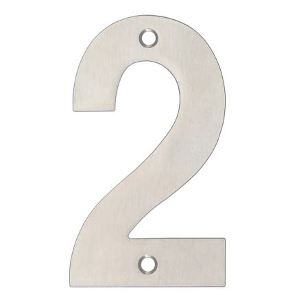 Zoo Hardware Numerals - Satin Stainless