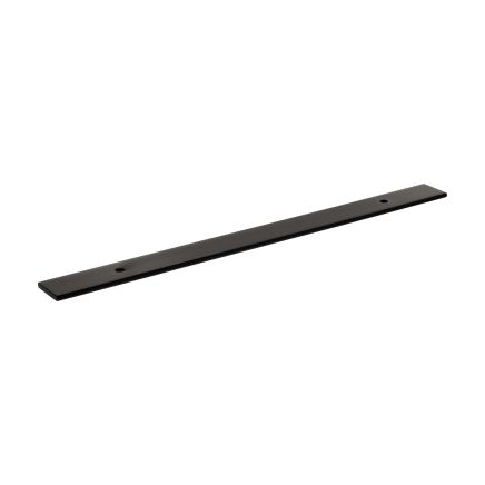 Millhouse Brass Long Wide Cabinet Handle Backplate 160mm - Matt Black