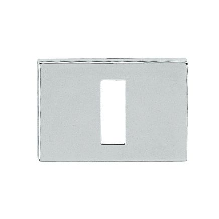 Tupai Rapido RetaLine/VersaLine Key Escutcheons on Long Rose - Bright Polished Chrome