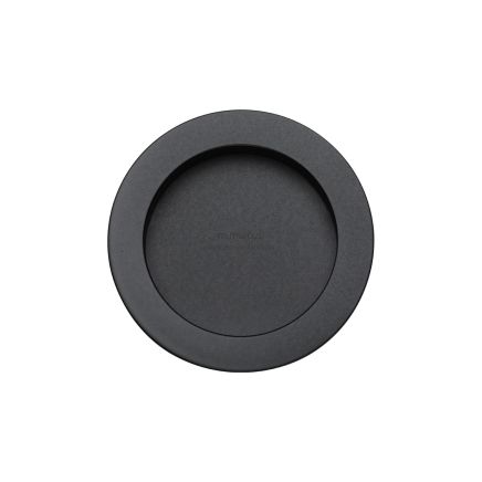 SLD Round Flush Pull Pair Black Matt