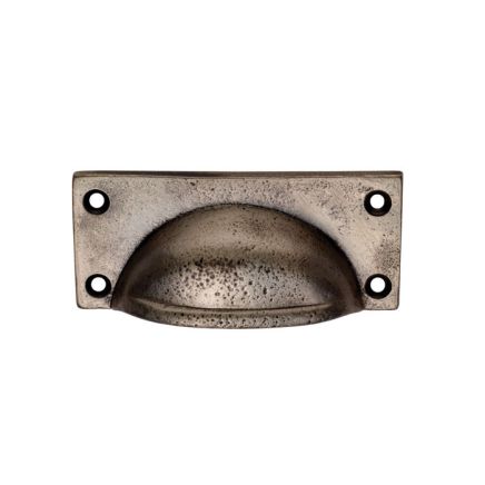 Square Plate Cup Handle - Pewter Effect