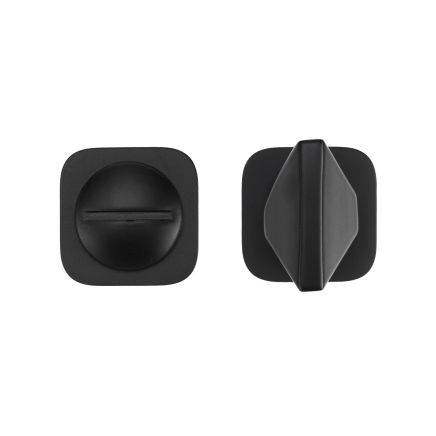 Zoo Hardware Turn and Release - Rosso Mini Squircle - Black