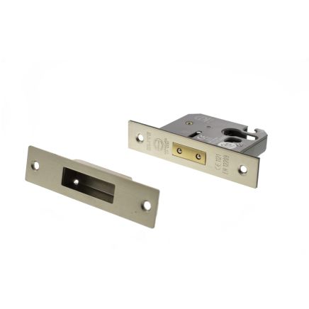 Atlantic Euro Deadlock [CE] 2.5" - Satin Nickel