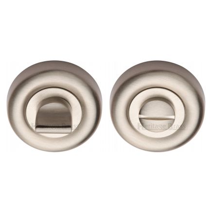Heritage Brass Thumbturn & Emergency Release Satin Nickel finish
