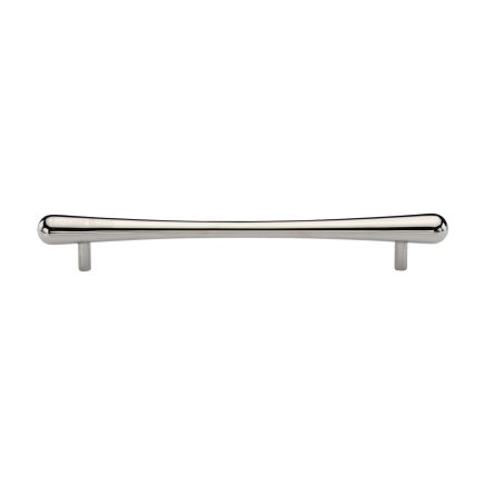 Heritage Brass Cabinet Pull T-Bar Raindrop Design 192mm CTC Polished Nickel Finish