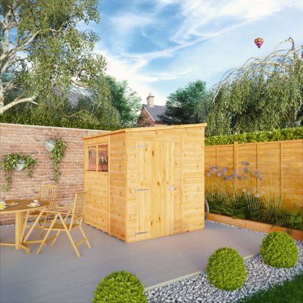 Mercia 6 x 6 Woodsman Shiplap Pent Shed
