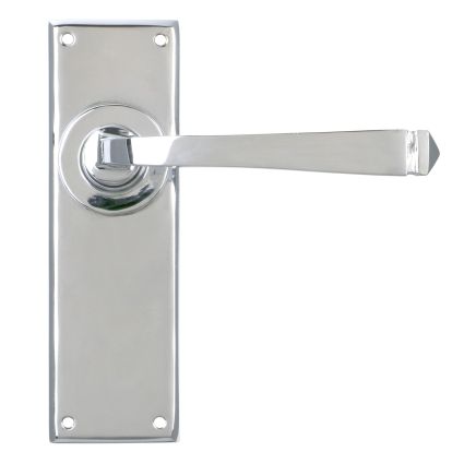 Polished Chrome Avon Lever Latch Set