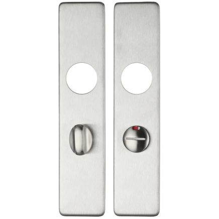 Zoo Hardware Cover plate for 19 mm and 22mm RTD Lever on Backplate - Bathroom 57mm - Satin Stainless