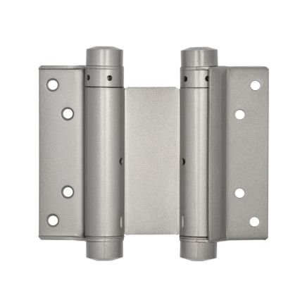 Double Action Steel Spring Hinges 102mm Grey - By Frelan Hardware - HG3005-4GY