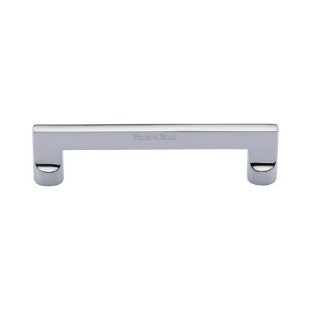 Heritage Brass Cabinet Pull Apollo Design 128mm CTC Polished Chrome Finish