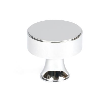 Polished Chrome Scully Cabinet Knob - 38mm