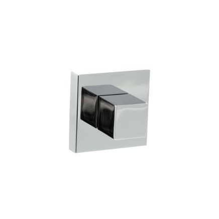 Senza Pari WC Turn and Release on Flush Square Rose (bolt through fixing only) (bolt through fixing only) - Polished Chrome