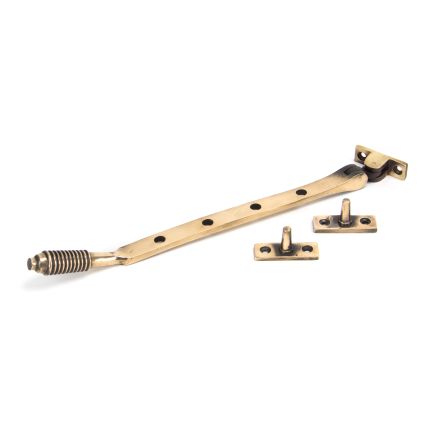 Polished Bronze 10" Reeded Stay
