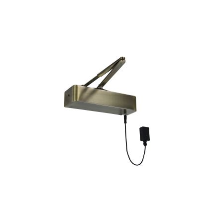 Rutland ETS.18314 Swing Free Responder 24 Electromagnetic Door closer, Antique Brass