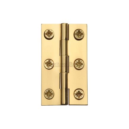 Heritage Brass Hinge Brass 2" X 1 1/8" Polished Brass finish