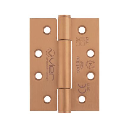 Zoo Hardware Grade 14 concealed knuckle hinge SS201 - square - PVD Bronze