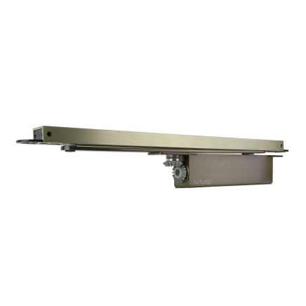 Rutland ITS.11204 Concealed Cam Action Door Closer c/w SA Connector Bar, Antique Brass