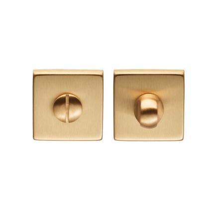 Square Standard Turn And Release - Satin Brass