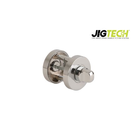 Jigtech Round Bathroom Turn & Release Set Polished Chrome