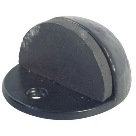 Antique Floor Mounted Doorstops 44x26mm Black - By Frelan Hardware - JAB186
