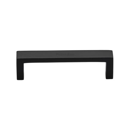 Heritage Brass Cabinet Pull Wide Metro Design 101mm CTC Polished Nickel Finish