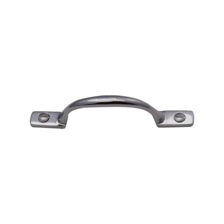Heritage Brass Pull Handle Russell Design 102mm Polished Chrome finish