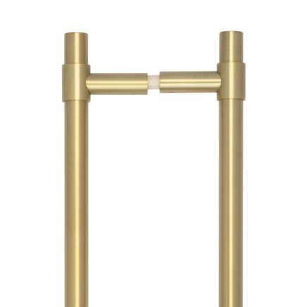 CRES 425mm Back to Back Satin Brass T-Bar Pull Handle - By Frelan Hardware - CRES3001SBB2B