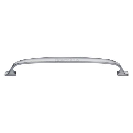 Heritage Brass Cabinet Pull Durham Design 203mm CTC Satin Chrome Finish