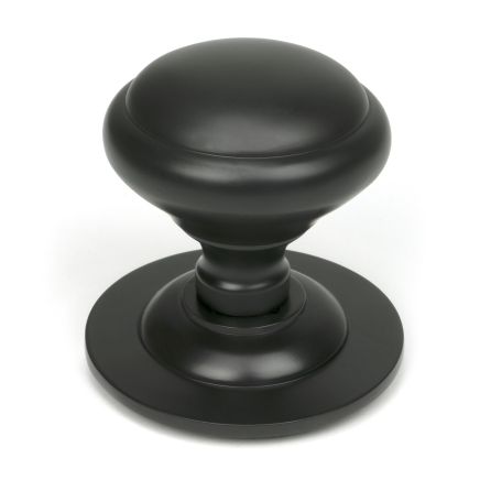 Aged Bronze Round Centre Door Knob