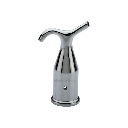 Heritage Brass Pole Hook Polished Chrome Finish