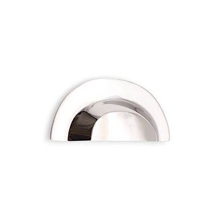 Slim Cup Handle Large Polished Nickel