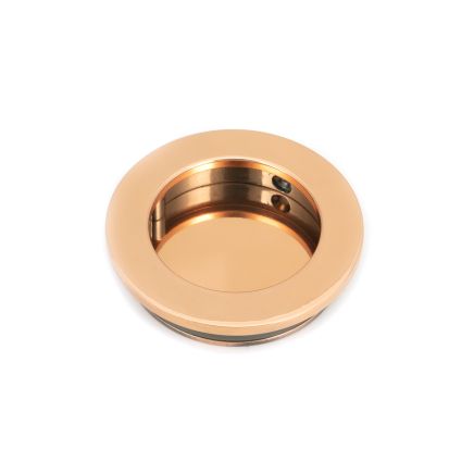 Polished Bronze 60mm Plain Round Pull