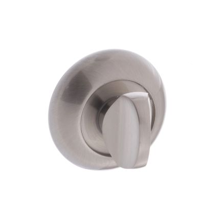 Mediterranean WC Turn and Release on Round "C" Rose - Satin Nickel