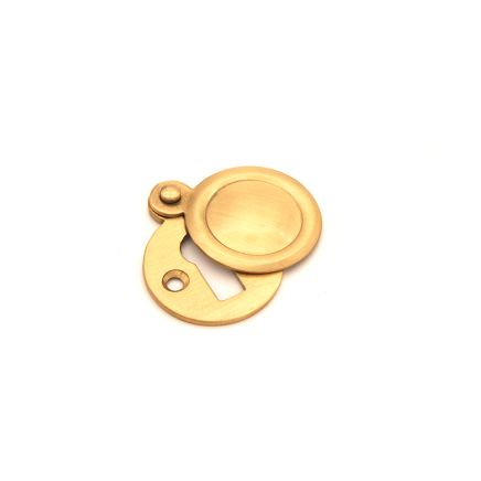 Victorian Key hole Covered Satin Brass