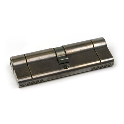 Aged Brass 45/45 5pin Euro Cylinder KA