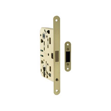 Bonaiti Polaris 2XT Magnetic Euro Profile Sashlock 60mm backset - Satin Brass