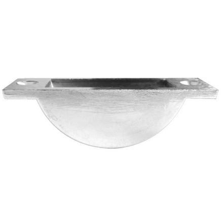 Jedo Zinc Easy Clean Bolt Socket 63x20mm Satin Chrome - By Frelan Hardware - JV5641SC