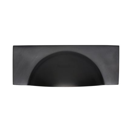 Heritage Brass Drawer Pull Hampshire Design 57mm CTC Matt Black Finish