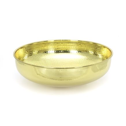 Hammered Brass Round Sink
