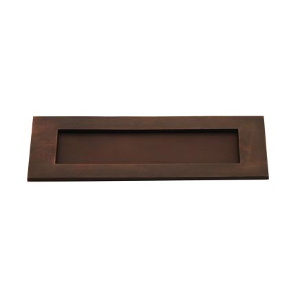 Victorian Letter Plate 250mm Aged Bronze